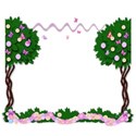 tree border embelishment