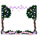 tree purple embelishment