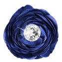 flower diamond blue