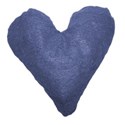 heart blue puff