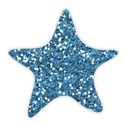 star glitter blue