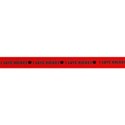 I love hockey ribbon red