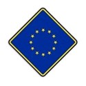 european road sign