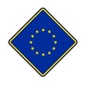 european road sign