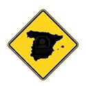 spain road sign