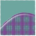 tartan blue  layering paper