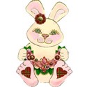 red tartan bunny