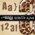 Giraffe Alphabet by Mikki Giraffe Alphabet by Mikki