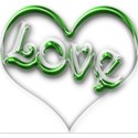 green love heart