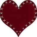 red heart vector