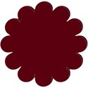 red felt flower_vectorized
