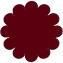 red felt flower_vectorized