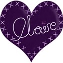 lilac claire heart