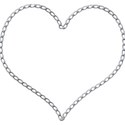 silver chain heart