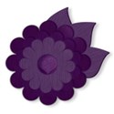 lilac flower felt