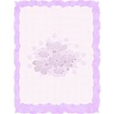 lilac felt torn portrait  layering paper