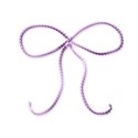 lilac bow