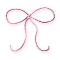 little pink chain bow