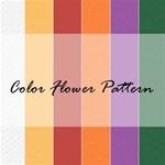 Color Flower Pattern Background