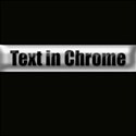 chrome text