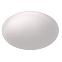 white egg bead
