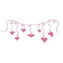 heart bunting