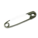 silver safety pin