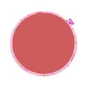 pink circle frame round