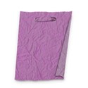 purple textured curled layering paper pin