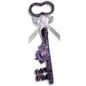 lilac lock and key