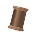 spool thread brown