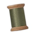 spool thread olive