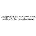 words roses thorns