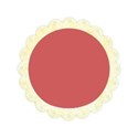 frame circle scallop