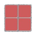 quad silver frame