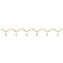 creme pearl trim