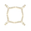 creme pearl square
