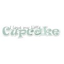 I love my little cupcake green_vectorized