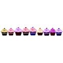 row of bright cakes_vectorized