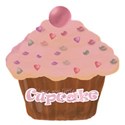 strawberry hearts cupcake_vectorized