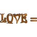 Gold grad Love equals33