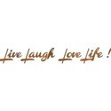 Gold grad Live laugh love life