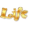 Life77 flat bright gold