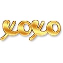 xoxo5 flat bright gold