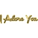 I adore you 223 shiny 48 gold style