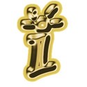 I lower case shiny 48 gold style