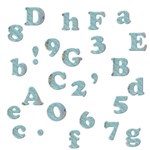 Blue Alphabets