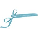 photo ribbon wrap blue