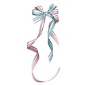 pink blue ribbons