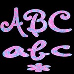 Camo Pink Alphabet